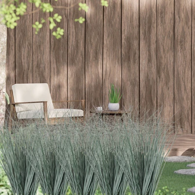 Unique Bargains Plastic Fake Wheat Garden Decor Artificial Grass Plants 6 Pcs - Image 4