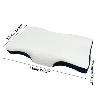 Unique Bargains 1Pcs Contour Memory Foam Pillow Cervical Neck Supporting Sleeping Pillows - Image 3