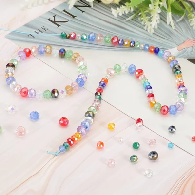 Unique Bargains Jewelry Making Craft Embellishments DIY Rondelle Beads - Image 2