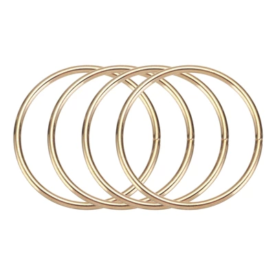 Unique Bargains Smooth Metal Craft Hoops For DIY Wreath Making Supplies Plant Hangers 4 Pcs - Image 6