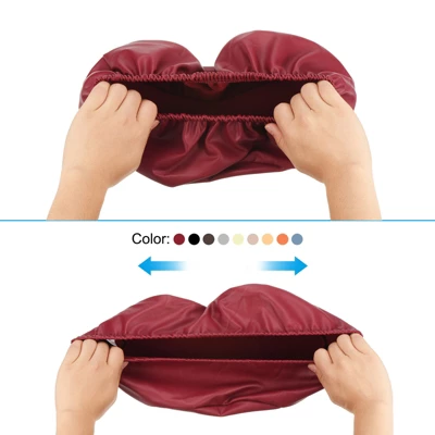 Unique Bargains Round PU Leather Bar Stool Cover For Dia 12"-14" Chair - Image 3