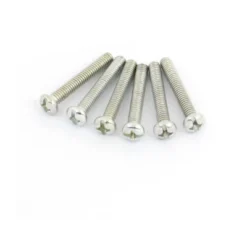 Unique Bargains Clear Sparkle Crystal Cabinet Cupboard Dresser Door Round Shaped Pull Knob Handle Silver 1.4"x1.4" 6pcs