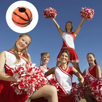 Unique Bargains Opaque Acrylic DIY Necklace Bracelet Loose Basketball Sport Ball Beads 0.39" 60 Pcs - Image 5