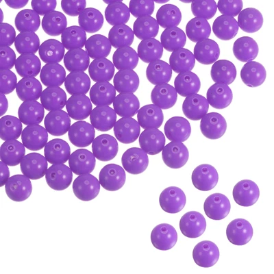 Unique Bargains Loose Craft DIY Earring Necklace Making Acrylic Round Beads 900 Pcs - Image 13