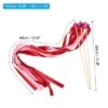 Unique Bargains Bell Ornament Wedding Birthday Party Streamer Fairy Wands 24 Pcs