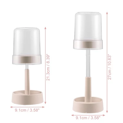 Unique Bargains Adjustable Toothbrush Holder With Cover For Bathroom Electric Toothbrush Holder 10.63" 1 Pc - Image 3