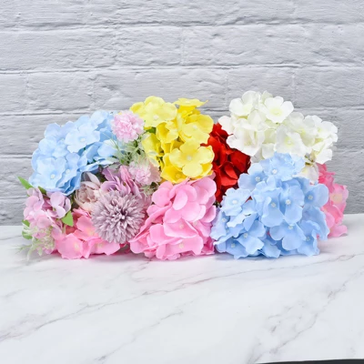 Unique Bargains Wedding Centerpieces Decoration Silk Artificial Hydrangea Flowers - Image 5