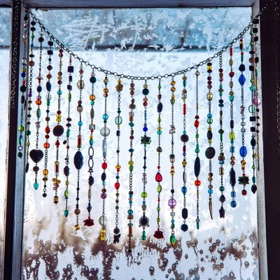 Unique Bargains Crystal Shiny Glass Beads Pendants - Image 4