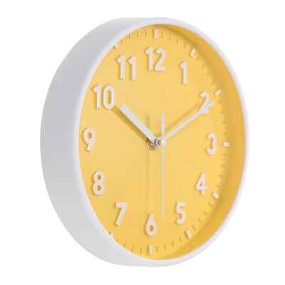 Unique Bargains Battery Operated Silent Non-Ticking 3D Number Quartz Wall Clock 8" - Image 9