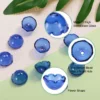 Unique Bargains Glass Jellyfish Beads, Glass Wind Bell Bead Caps