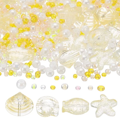 Unique Bargains Jewelry Making Craft Embellishments Ocean Animal Glass Beads - Image 15