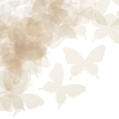 Unique Bargains Crafts DIY Wedding Organza Butterfly Ornament Appliques 20 Pcs - Image 6