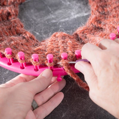 Unique Bargains 36 Hooks Portable Knitting Loom Machines Kit With Accessories - Image 3