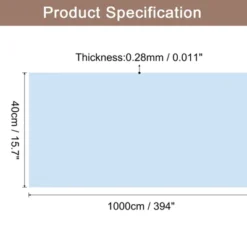 Unique Bargains Wallpaper, Peel And Stick Wallpaper Contact Paper Solid Color Vinyl Self-Adhesive Wall Paper Decorative Sky Blue 394"x15.7"