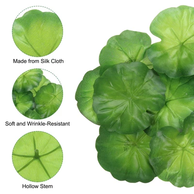 Unique Bargains Artificial Greenery Decoration Silk Artificial Flowers 40 Pcs - Image 3