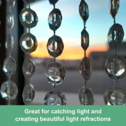 Unique Bargains Crystal Shiny Glass Beads Pendants