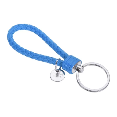 Unique Bargains Braided PU Leather Keychain With Stainless Steel Key Ring - Image 10