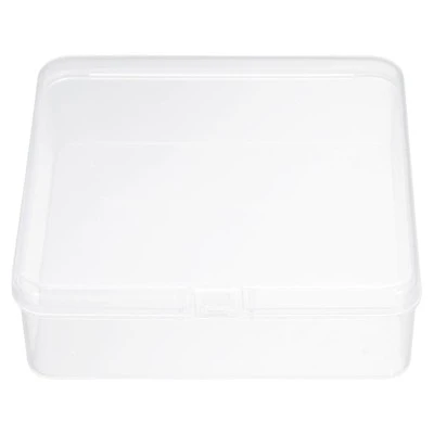 Unique Bargains Plastic Portable Beads Craft Hardware Jewelry Storage Boxes Clear 24 Pcs - Image 10