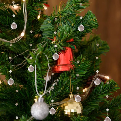 Unique Bargains Acrylic Pineapple Bead Crystal Garland Strands For Decor 10 Pcs - Image 4