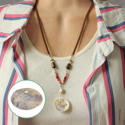 Unique Bargains Jewelry Making Natural Color DIY Shell Loose Beads 15 Mm Colorful Mixed Colors 150 Pcs - Image 5