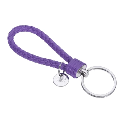 Unique Bargains Braided PU Leather Keychain With Stainless Steel Key Ring - Image 15