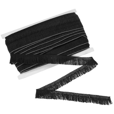 Unique Bargains Polyester Boho Durable Multipurpose Tassel Fringe Trim 27 Yards 1 Inch 1 Pc - Image 7