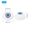 Unique Bargains Realistic DIY Craft Three-Dimensional Acrylic Doll Eyes 1.18" 1 Pair