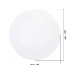 Unique Bargains Blank Art Canvas Panels 4 Pcs White