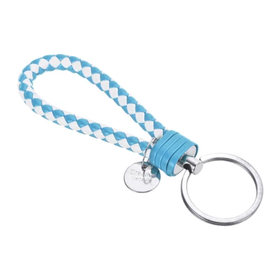 Unique Bargains Braided PU Leather Wallet Keychain With Stainless Steel Key Ring - Image 17