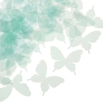 Unique Bargains Crafts DIY Wedding Organza Butterfly Ornament Appliques 20 Pcs - Image 8