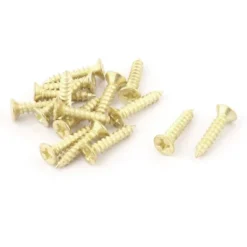 Unique Bargains Bag Clothes Coat Metal Wall Mounted Single Hook Gold Tone 10 Pcs