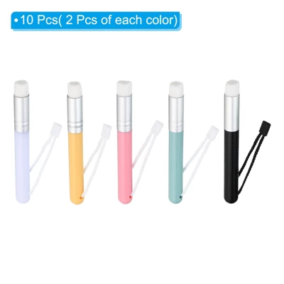 Unique Bargains Craft DIY Stamping Painting Card Making Mini Ink Blending Brushes 10 Pcs 5 Colors - Image 2