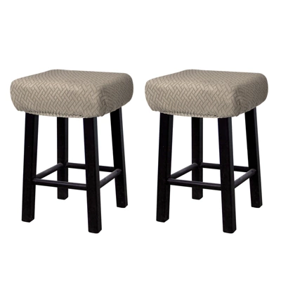 Unique Bargains Soft Thick Anti-Wrinkle Rectangle Polyester Saddle Seat Stool Covers 2 Pcs - Image 8