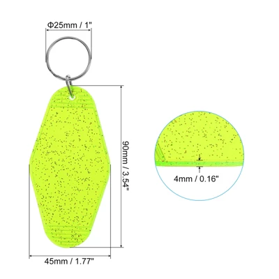 Unique Bargains Vintage Motel Keychain With Spots For DIY Ornament Backpack