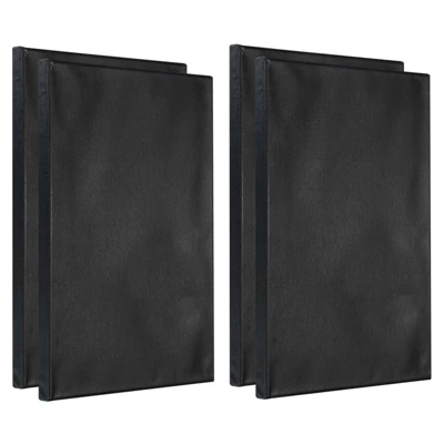 Unique Bargains Painting Blank Art Canvas Board 4 Pcs Black - Image 9