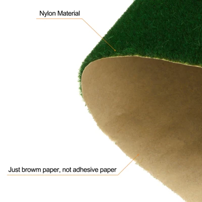 Unique Bargains Realistic Artificial Grass Mat 10" X 10" - Image 3