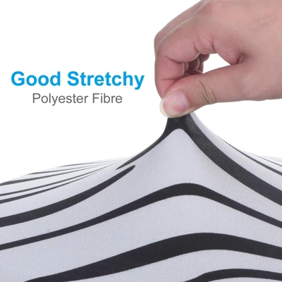 Unique Bargains Washable Elastic Bar Stool Cover For Dia 12"-18" Chair - Image 4