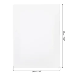 Unique Bargains Painting Blank Art Board 5 Pcs White