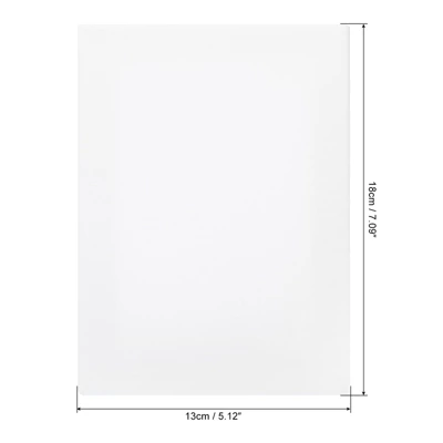 Unique Bargains Painting Blank Art Board 5 Pcs White