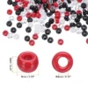 Unique Bargains 4 Assorted Colors Plastic Jewelry Making Pony Beads 1000 Pcs