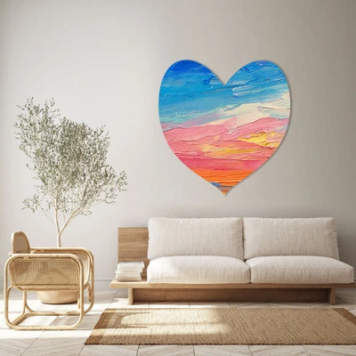 Unique Bargains Heart-Shaped Painting Canvas Panels 4 Pcs White - Image 4