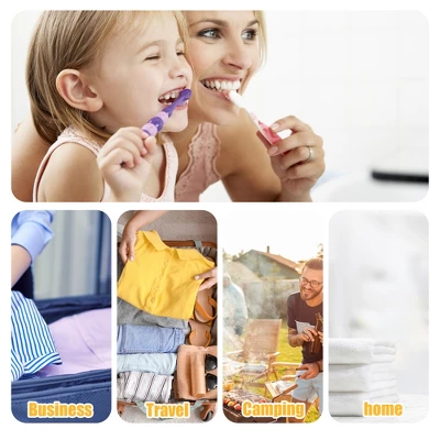 Unique Bargains Portable Toothbrush Organizer Cases Traveling Toothbrush Holders Case Plastic 7.60"x2.44"x2.24" 1 Pcs - Image 5