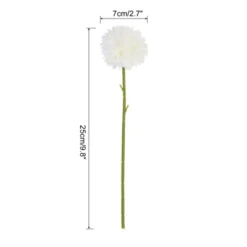 Unique Bargains Silk Chrysanthemum Faux Artificial Flower For DIY Craft Wedding Decoration 10 Pcs