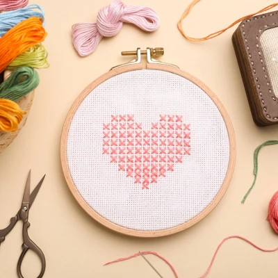 Unique Bargains 13 Count Round Needlepoint Blank Mesh Canvas Sheet For Embroidery Knit 5 Pcs - Image 4