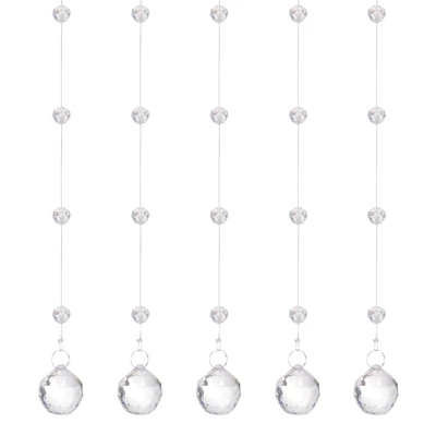 Unique Bargains Acrylic Pineapple Bead Crystal Garland Strands For Decor 10 Pcs - Image 8