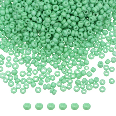 Unique Bargains Loose DIY Earring Necklace Making Glass Round Beads 12000 Pcs - Image 18