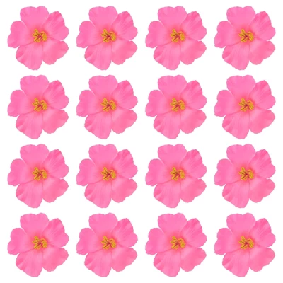 Unique Bargains Hawaiian Artificial DIY Foam Flowers 16 Pcs - Image 6