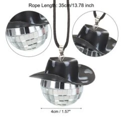 Unique Bargains Shiny Surface Ornament Car Party Accessory Disco Balls 2 Pcs