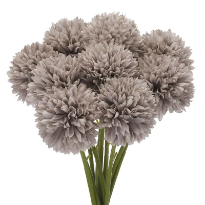 Unique Bargains Silk Chrysanthemum Faux Artificial Flower For DIY Craft Wedding Decoration 10 Pcs - Image 5