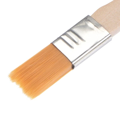 Unique Bargains Nylon Bristle Wood Handle Wall Cabinets Fences Paint Brushes 36 Pcs 5" - Image 2